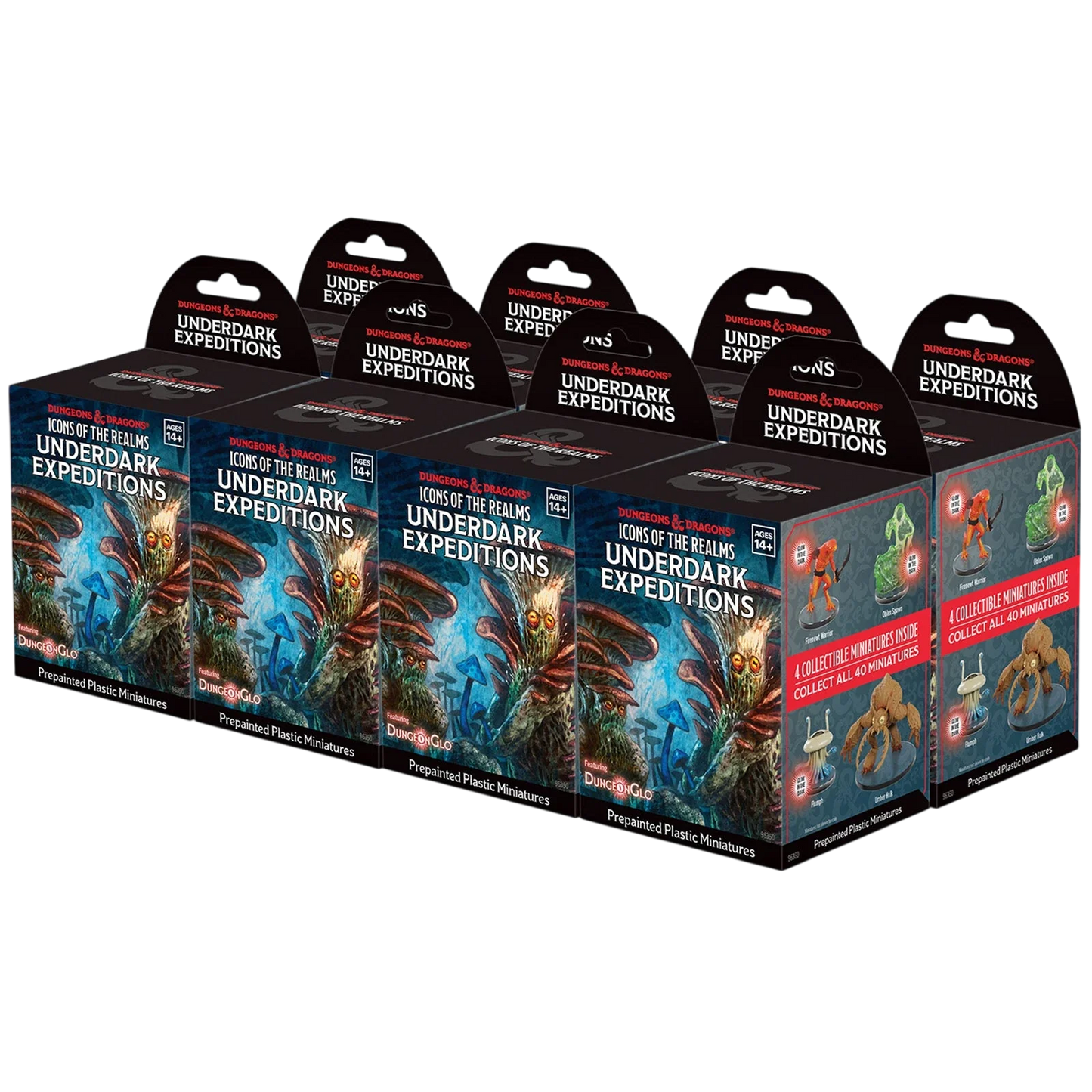 D&D Icons of the Realms: Underdark Expeditions: 8 ct. Booster Brick (Prepainted)