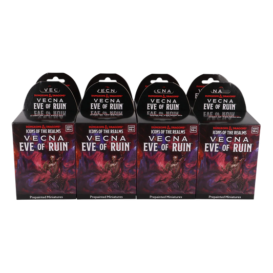 D&D Icons of the Realms: Vecna: Eve of Ruin: 8 ct. Booster Brick (Set 32) (Custom Painted)