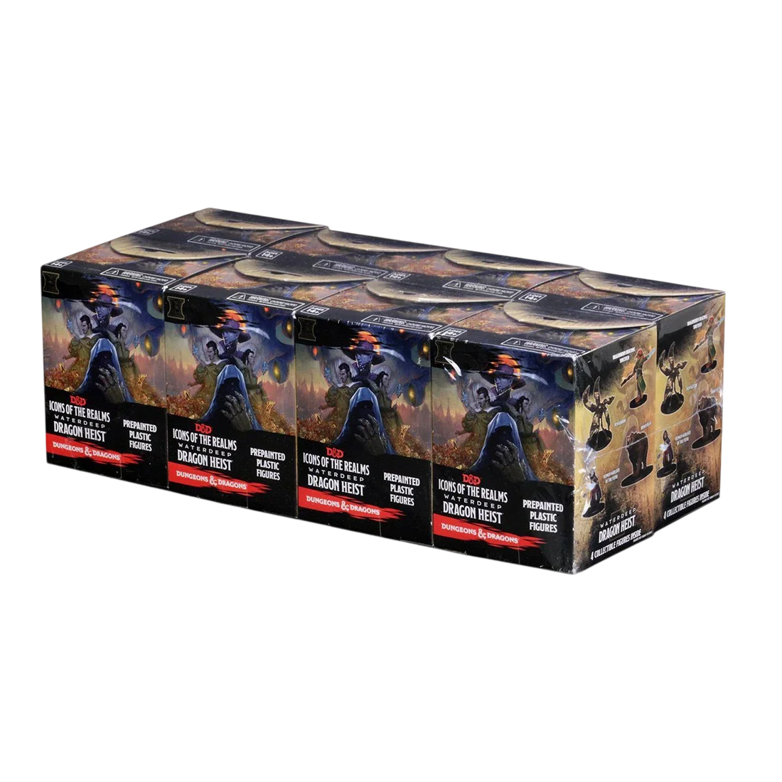 D&D Icons of the Realms: Waterdeep Dragon Heist Booster Brick (Unpainted)