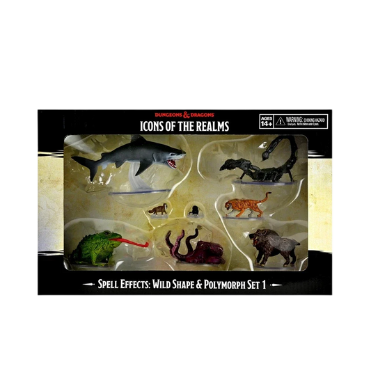 D&D Icons of the Realms: Wild Shape & Polymorph Set 1 (Unpainted)