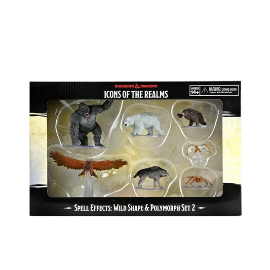 D&D Icons of the Realms: Wild Shape & Polymorph Set 2 (Unpainted)