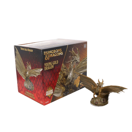 D&D Icons of the Realms: Young Gold Dragon (New in Box)