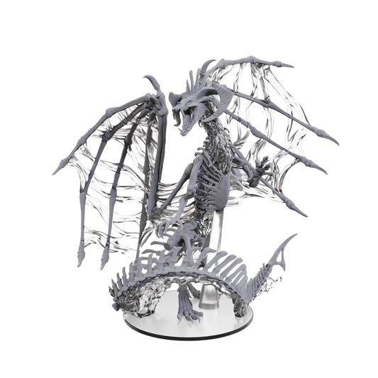 D&D Nolzur's Marvelous Miniatures: Black Dracolich Boxed Miniature (Custom Painted)