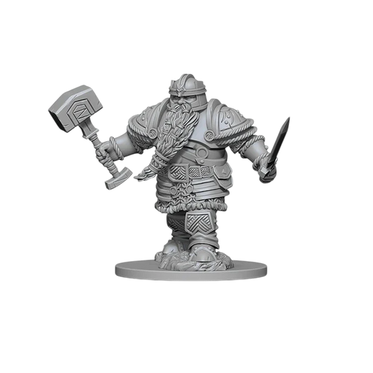 D&D Nolzur's Marvelous Miniatures: Dwarf Male Fighter (Custom Painted)