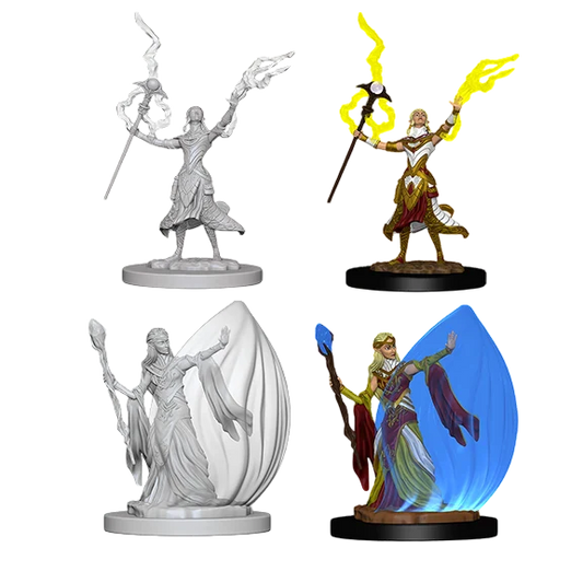 D&D Nolzur's Marvelous Miniatures: Elf Female Wizard (Custom Painted)