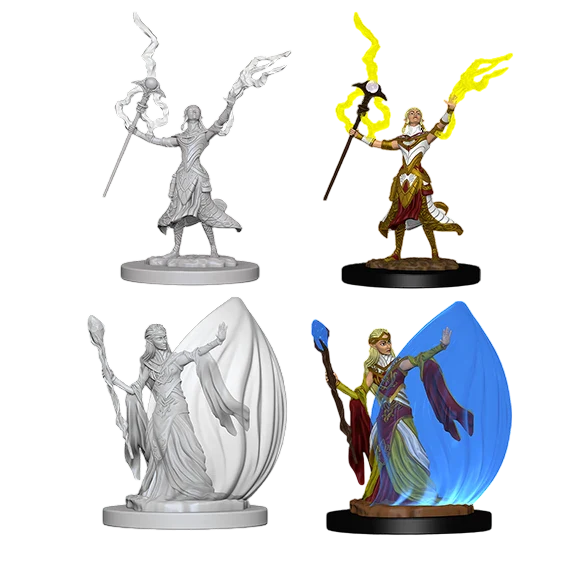 D&D Nolzur's Marvelous Miniatures: Elf Female Wizard (Unpainted)