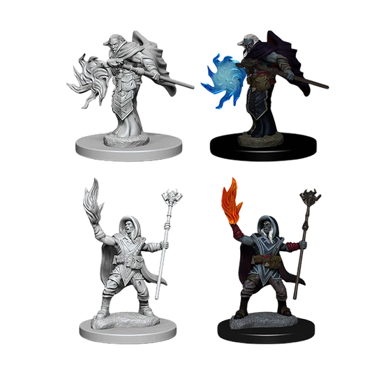 D&D Nolzur's Marvelous Miniatures: Elf Male Wizard (Custom Painted)