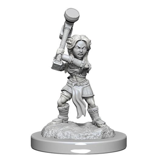 D&D Nolzur's Marvelous Miniatures: Halfling Barbarians (Unpainted)