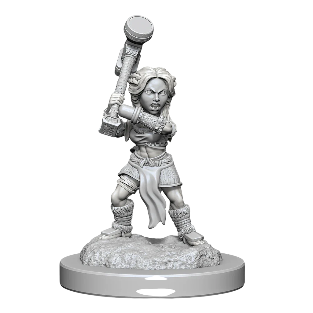 D&D Nolzur's Marvelous Miniatures: Halfling Barbarians (Custom Painted)