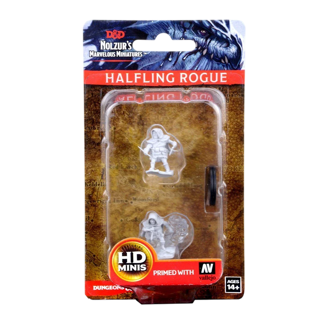 D&D Nolzur's Marvelous Miniatures: Halfling Male Rogue (Unpainted)