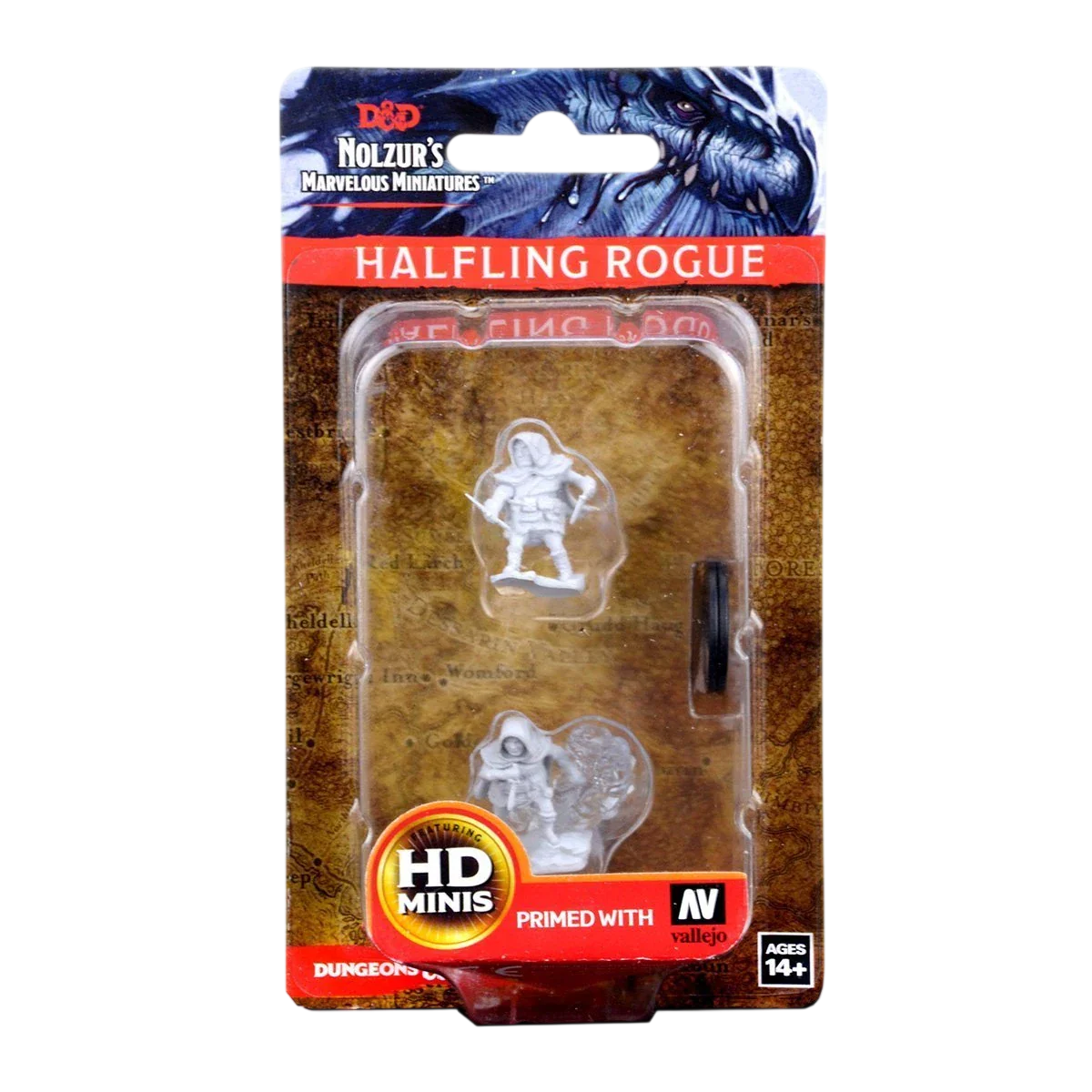 D&D Nolzur's Marvelous Miniatures: Halfling Male Rogue (Unpainted)