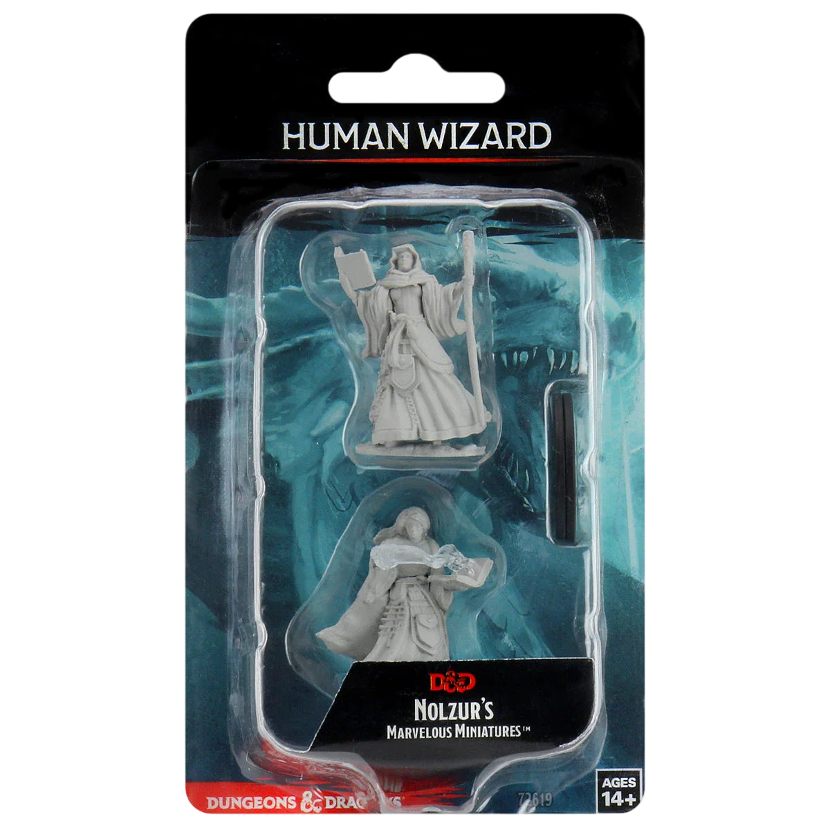D&D Nolzur's Marvelous Miniatures: Human Female Wizard (Unpainted)