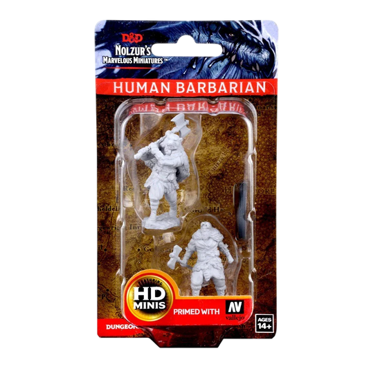 D&D Nolzur's Marvelous Miniatures: Human Male Barbarian (New in Box)