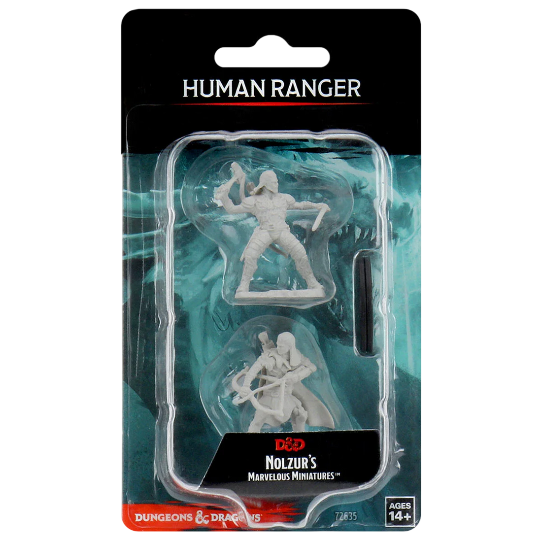 D&D Nolzur's Marvelous Miniatures: Human Male Ranger (Custom Painted)