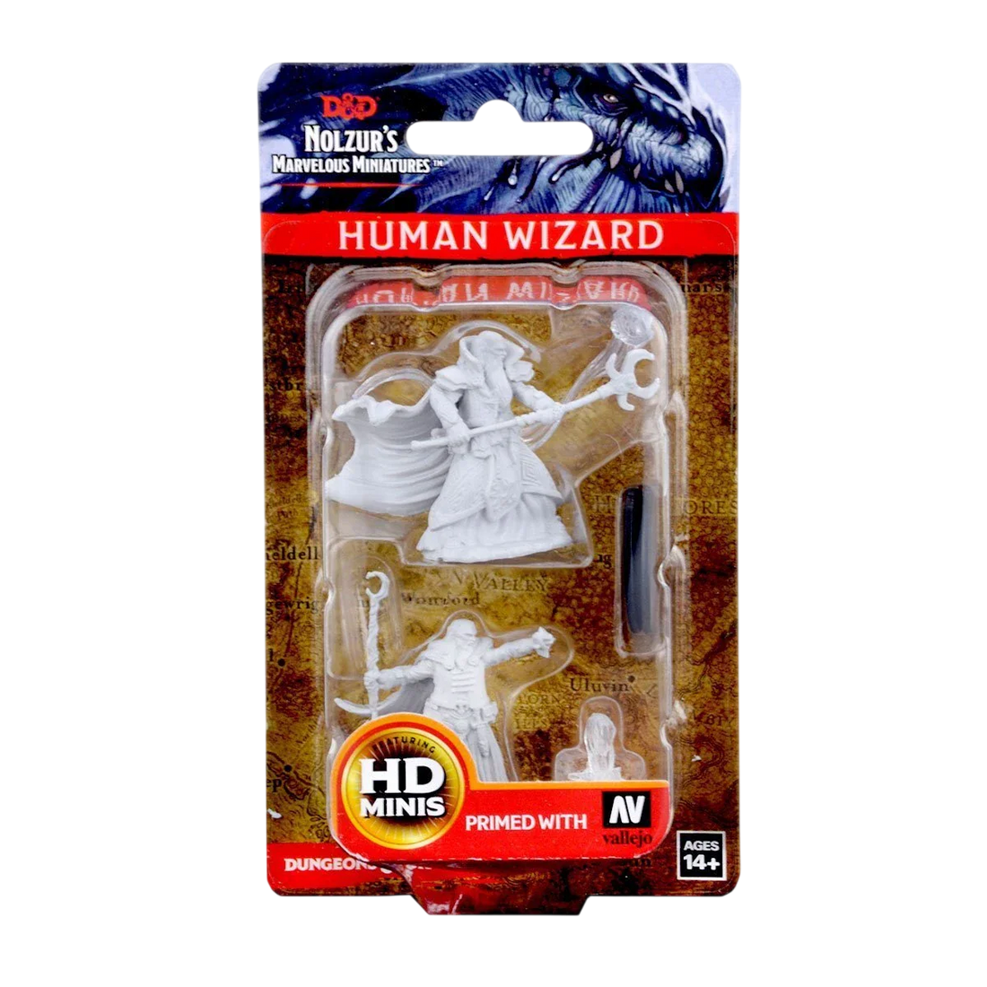 D&D Nolzur's Marvelous Miniatures: Human Male Wizard (New in Box)