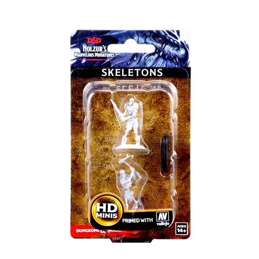 D&D Nolzur's Marvelous Miniatures: Skeletons (Unpainted)