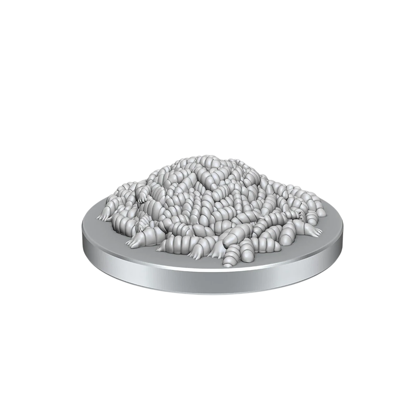 D&D Nolzur's Marvelous Miniatures: Swarm of Rot Grubs & Rot Grub Victim (Custom Painted)
