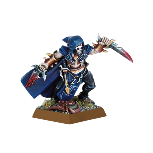 Dark Elf Assassin with Two Hand Weapons (New in Box)