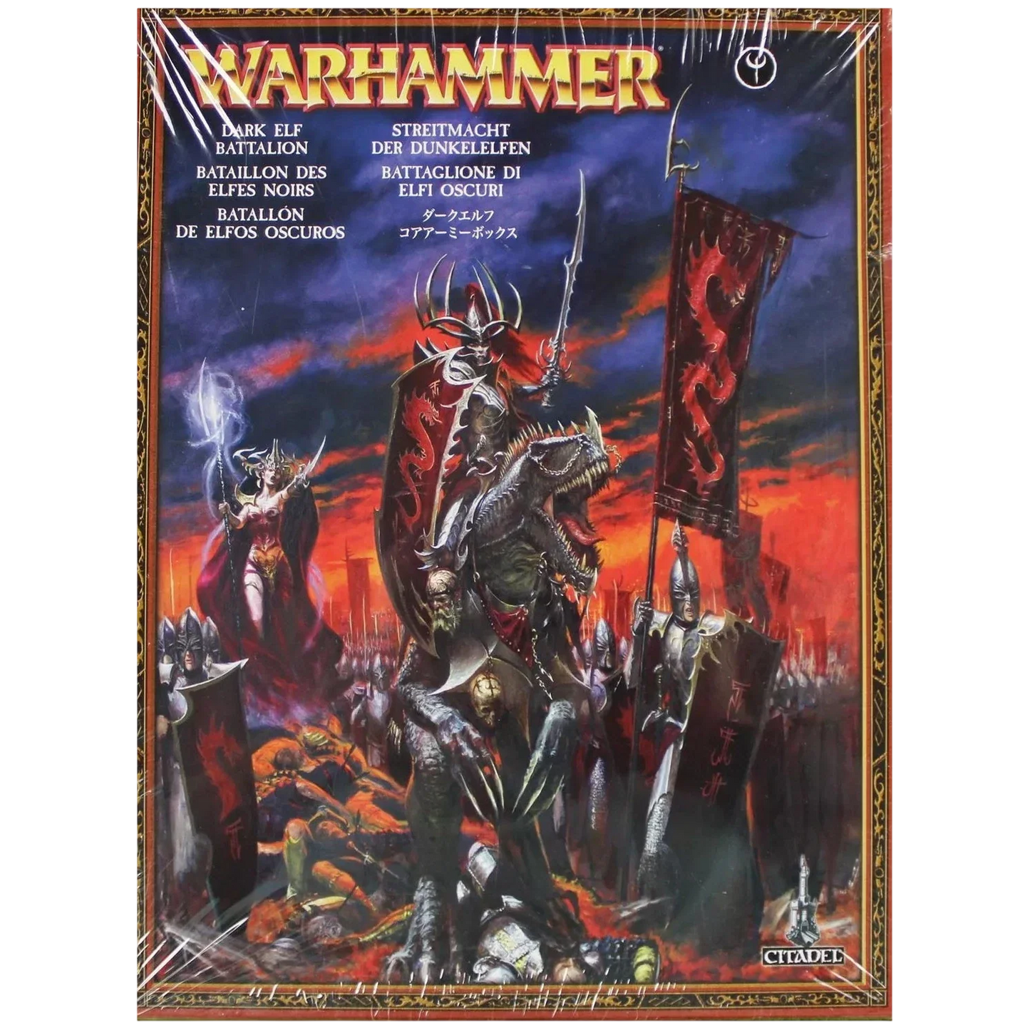 Dark Elf Battalion (Custom Painted) (Assembled)