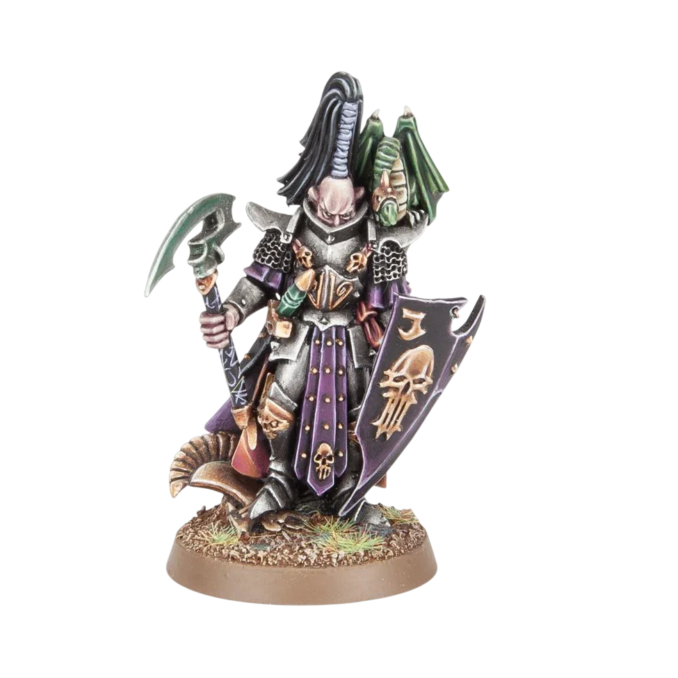 Dreadlord with Great Weapon (Custom Painted) (Assembled)