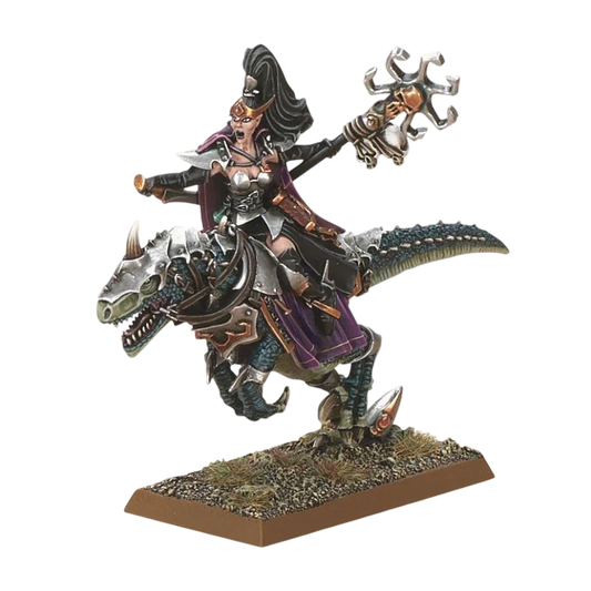 Dark Elf Supreme Sorceress On Cold One (New in Box)