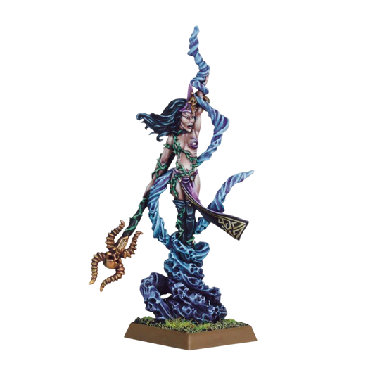 Dark Elf Supreme Sorceress (Custom Painted) (Assembled)