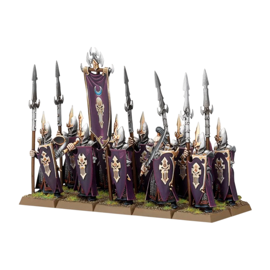 Dark Elves Dreadspears (Unpainted) (Assembled)