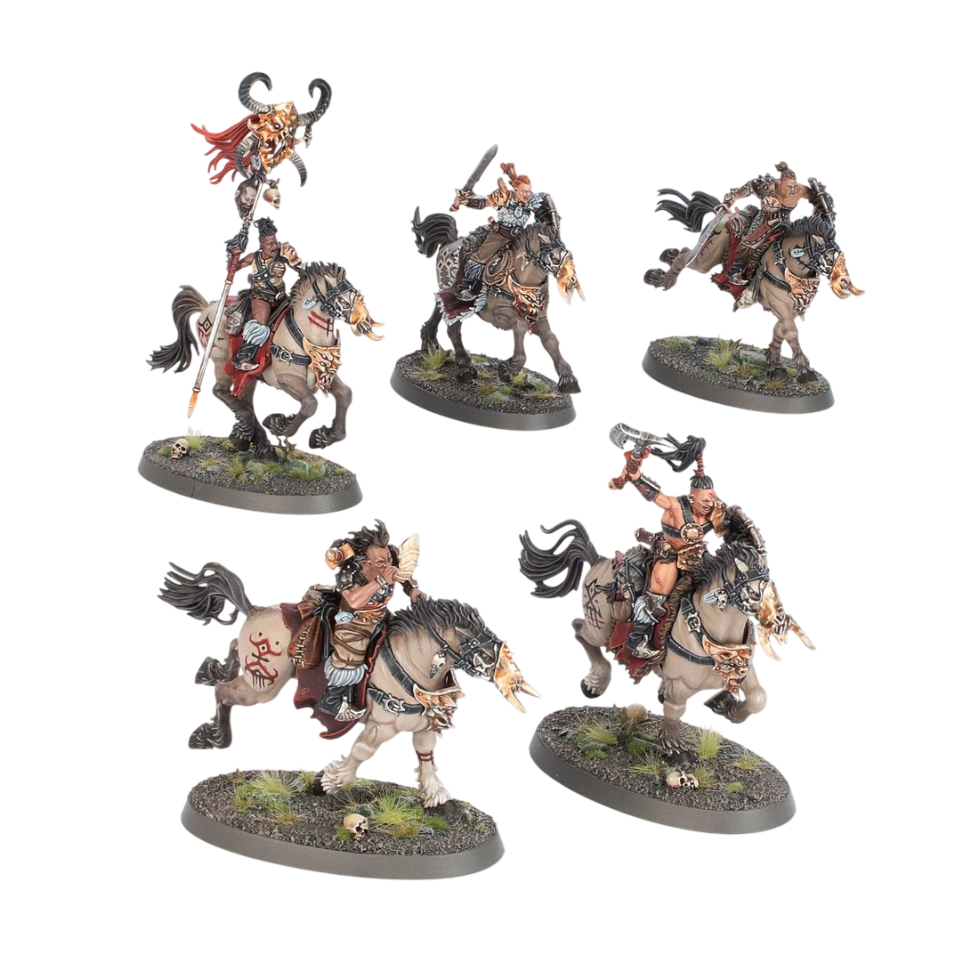 Darkoath Fellriders (Custom Painted) (Assembled)