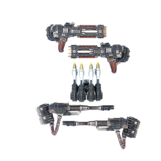 Deredeo Dreadnought Weapons Set 2 (Custom Painted) (Assembled)