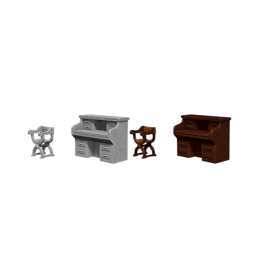 Desk & Chair (Unpainted)