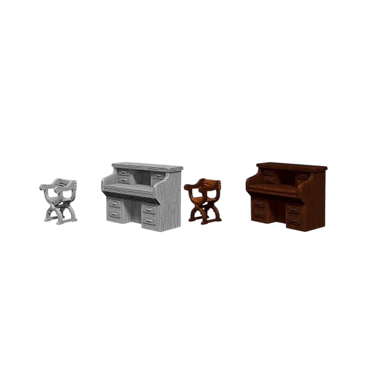 Desk & Chair (Unpainted)