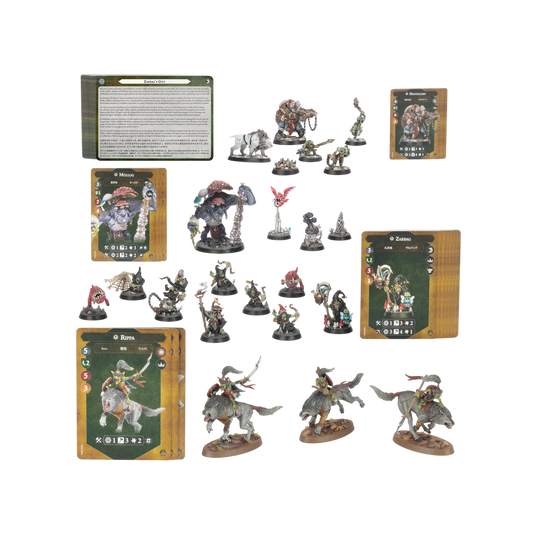 Destruction Warbands: Gitz and Goliaths (Unpainted) (Assembled)