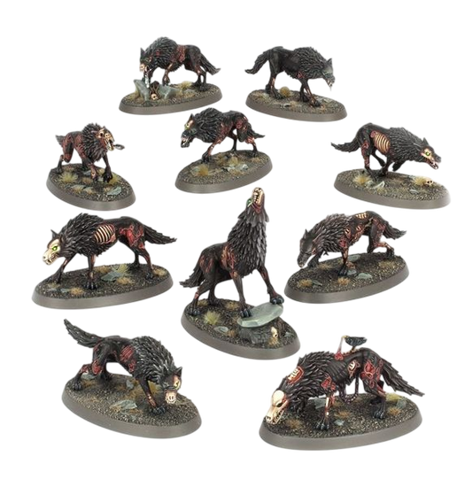 Dire Wolf (Unpainted) (Assembled)