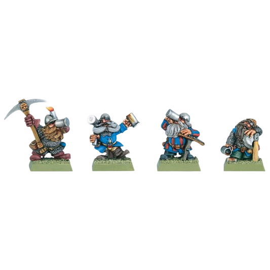 Drunken Dwarfs (Unpainted) (Assembled)