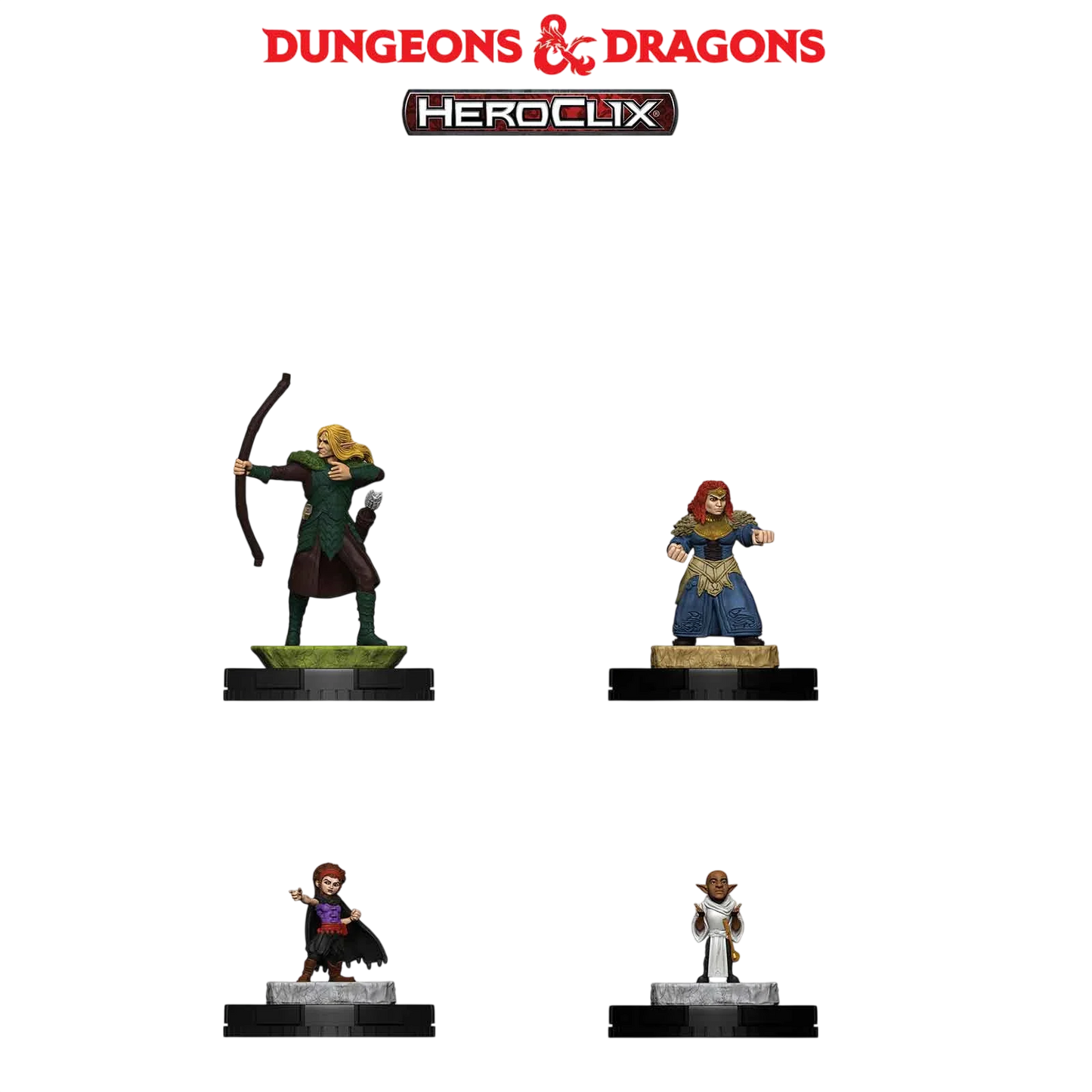 Dungeons & Dragons HeroClix 400: Adventuring Party 1 (Custom Painted)