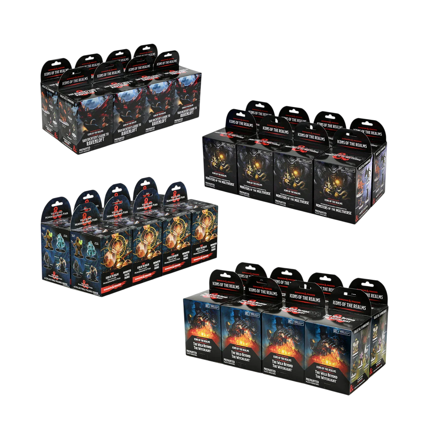 Dungeons & Dragons: Multiversal Monsters Booster Brick Bundle (Prepainted)