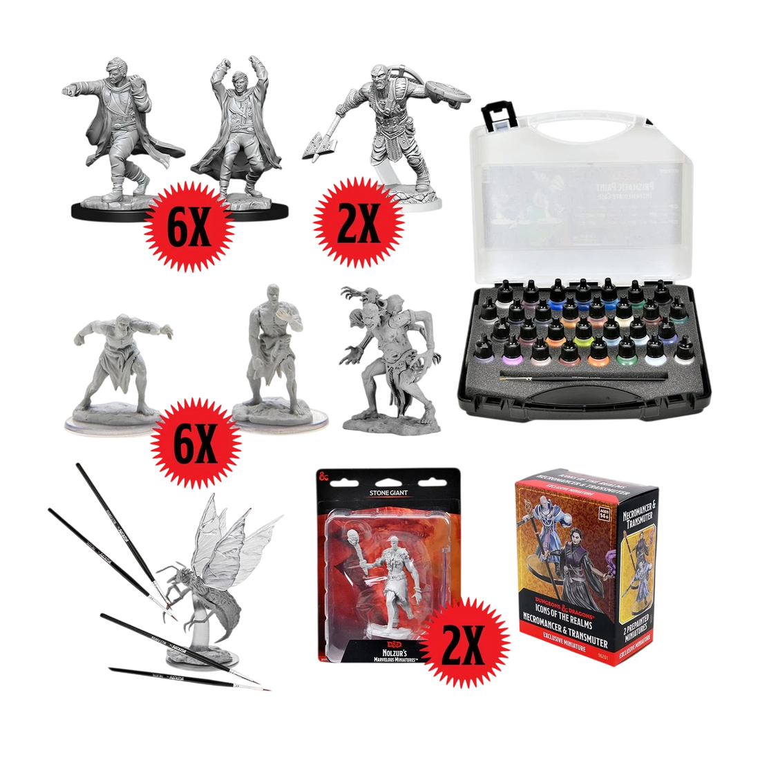 Dungeons & Dragons: Nolzur's Marvelous Miniatures Holiday Gift Bundle (Unpainted)