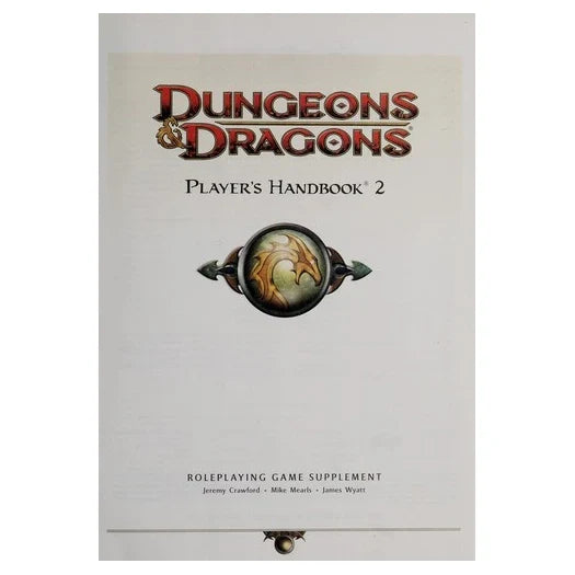 Dungeons & Dragons Player's Handbook 2 (2009)