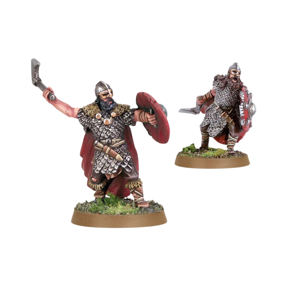 Dunlending Warriors with Hand Weapon and Shield (Custom Painted) (Assembled)