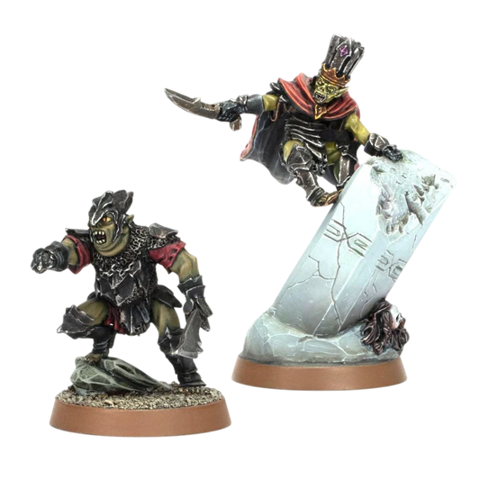 Durbûrz & Grôblog, Goblin Kings of Moria™ (Custom Painted) (Assembled)