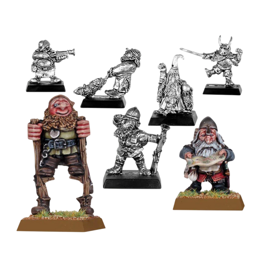 Dwarf Adventurers (Custom Painted) (Assembled)