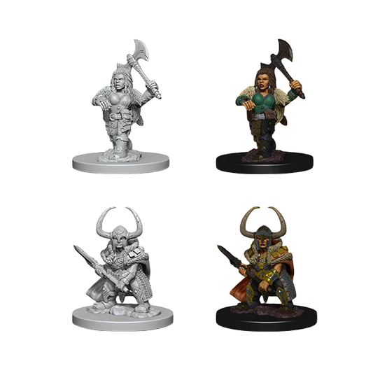 Dwarf Female Barbarian (Unpainted) (2022)