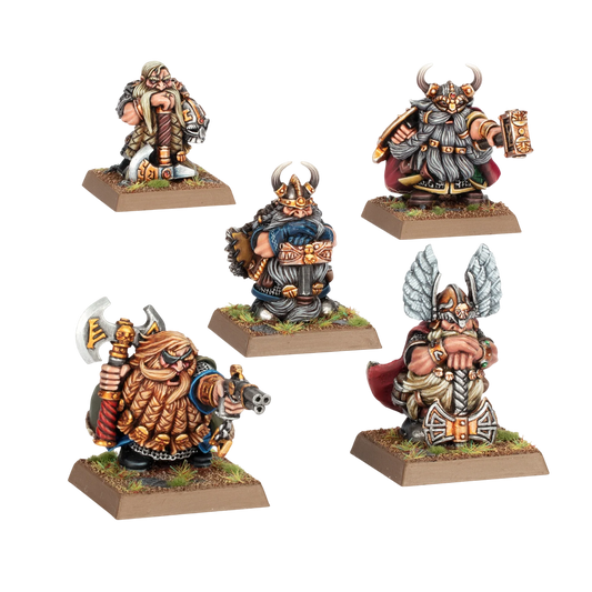 Dwarf Lords (Custom Painted) (Assembled)
