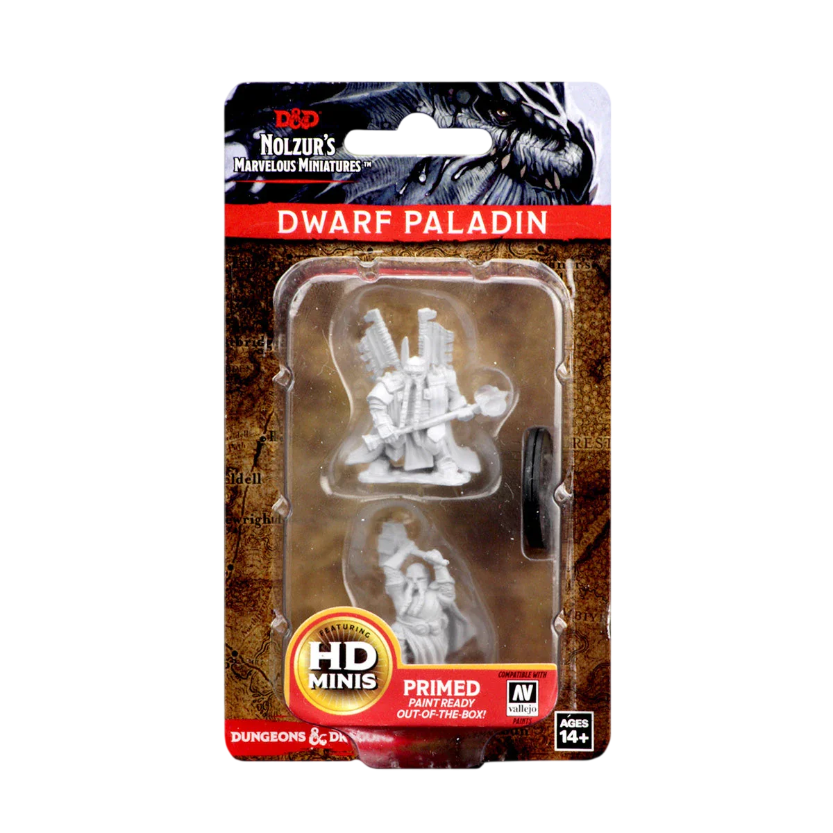 Dwarf Male Paladin (Unpainted)