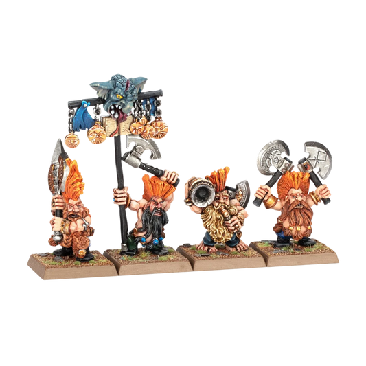 Dwarf Slayers Command (Unpainted) (Assembled)