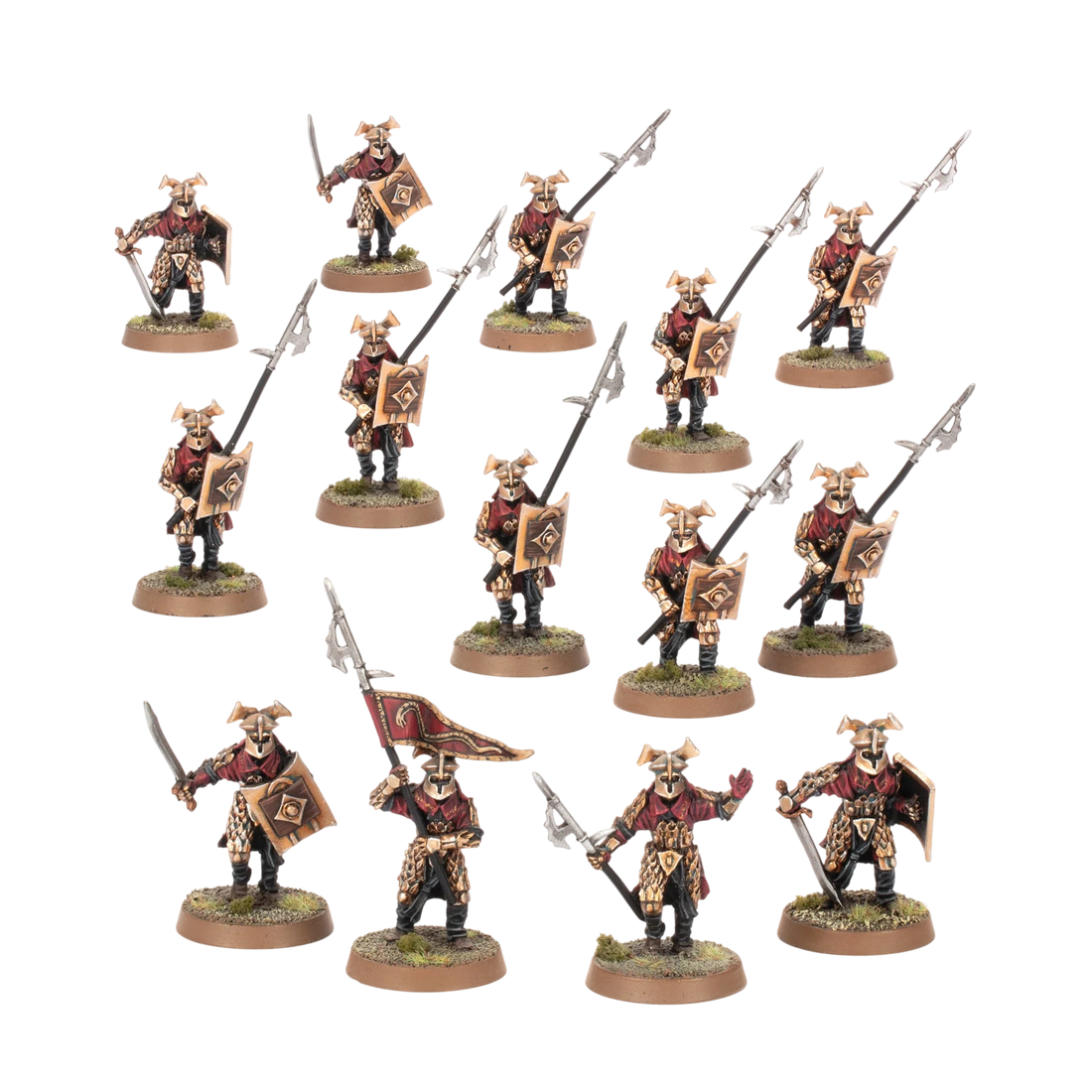 Easterling Warriors (2018) (Unpainted) (Assembled)