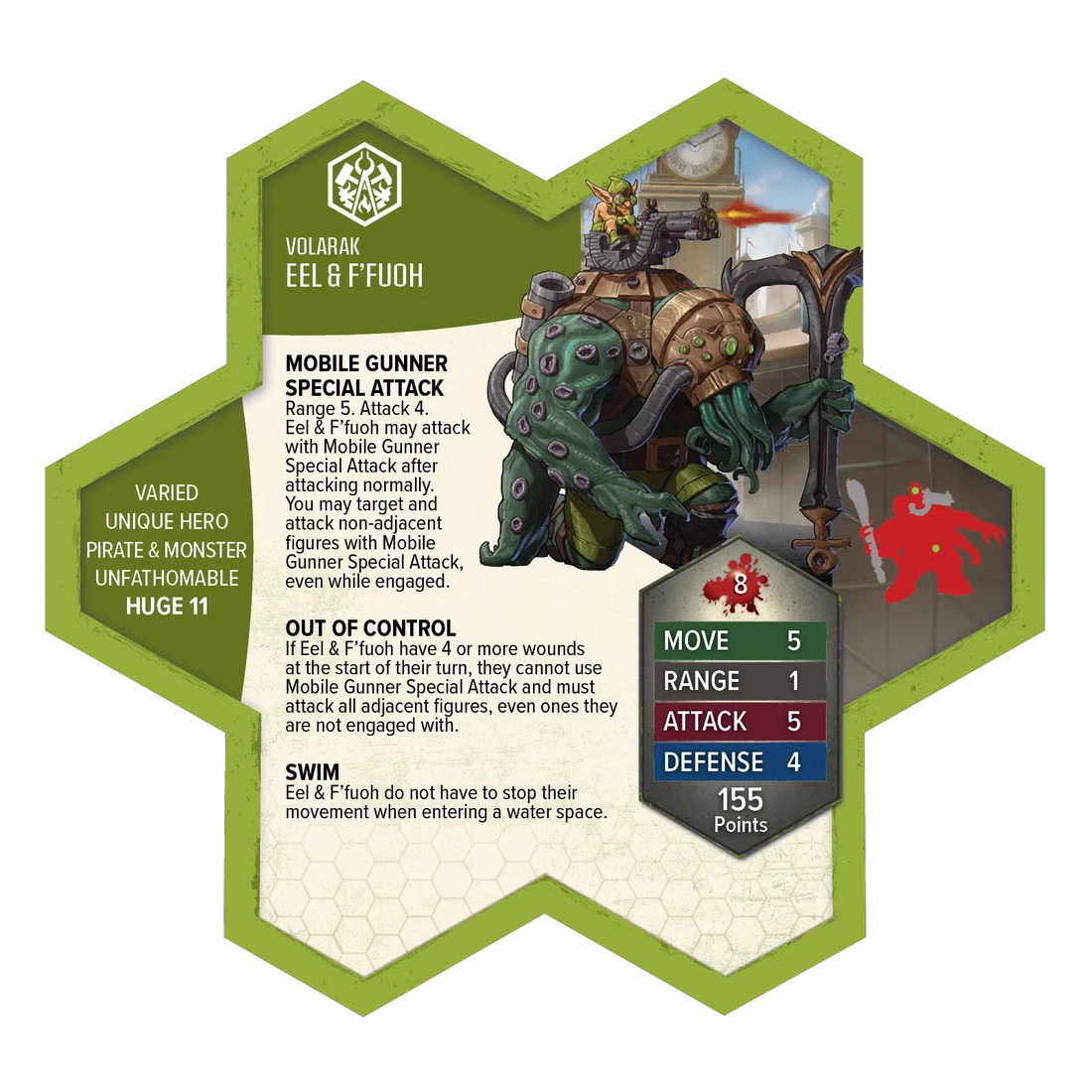 Eel & F'Fuoh (Secrets of the Citadel Promo) (Custom Painted)