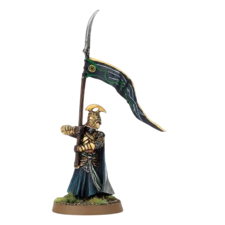 Elf Banner Bearer (Custom Painted) (Assembled)