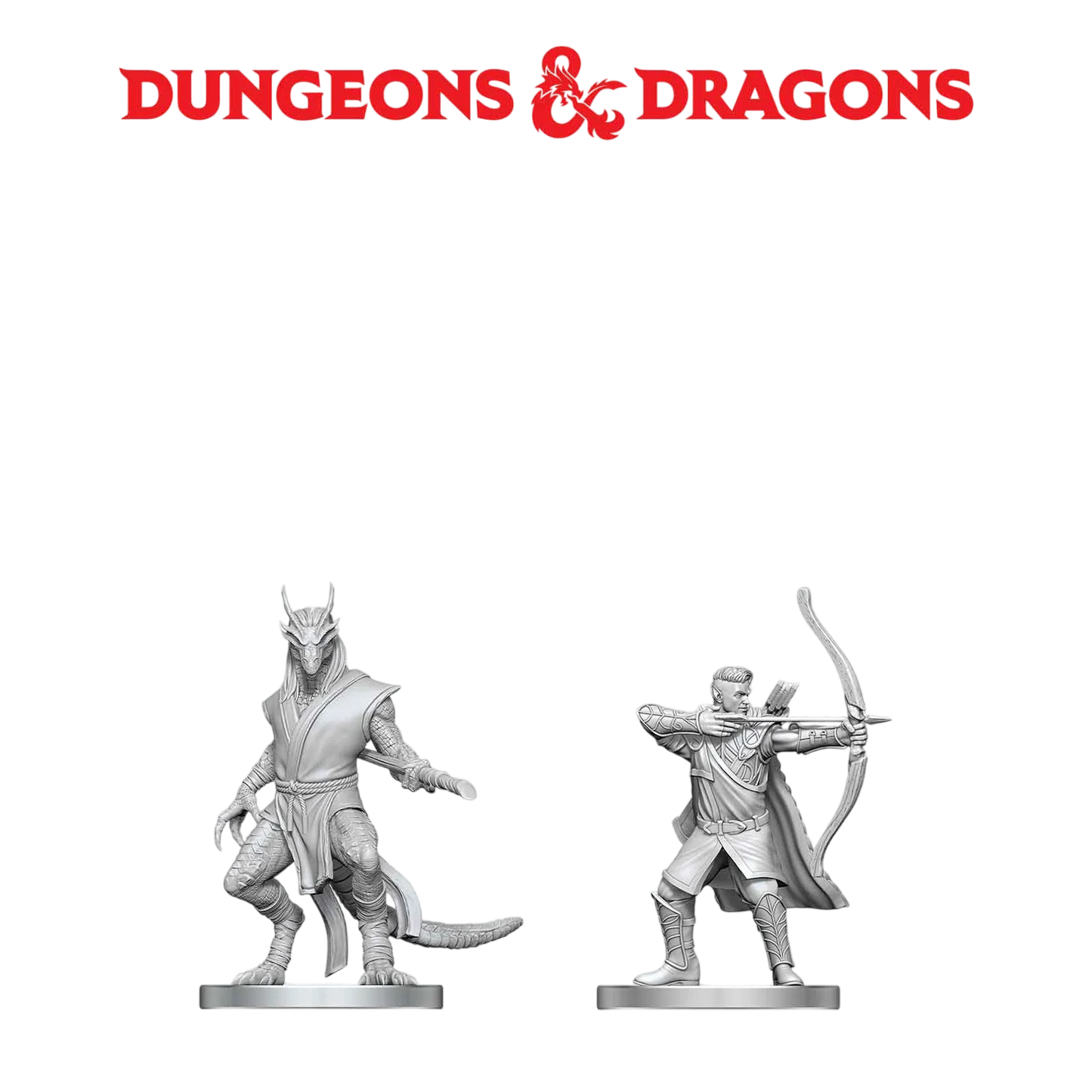 Elf Ranger & Dragonborn Monk (Custom Painted)