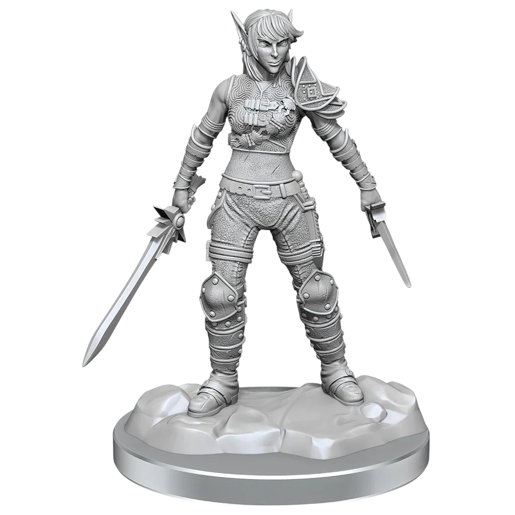 Elf Rogue & Half-Elf Rogue Protégé (Unpainted)
